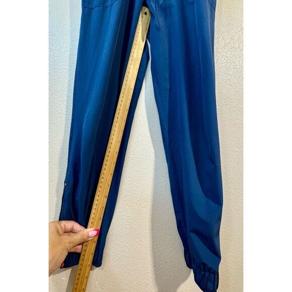 ALBION True Blue Jettersetter Cap Sleeves Elastic Waist Tie Jumpsuit Romper XXS - Picture 13 of 14